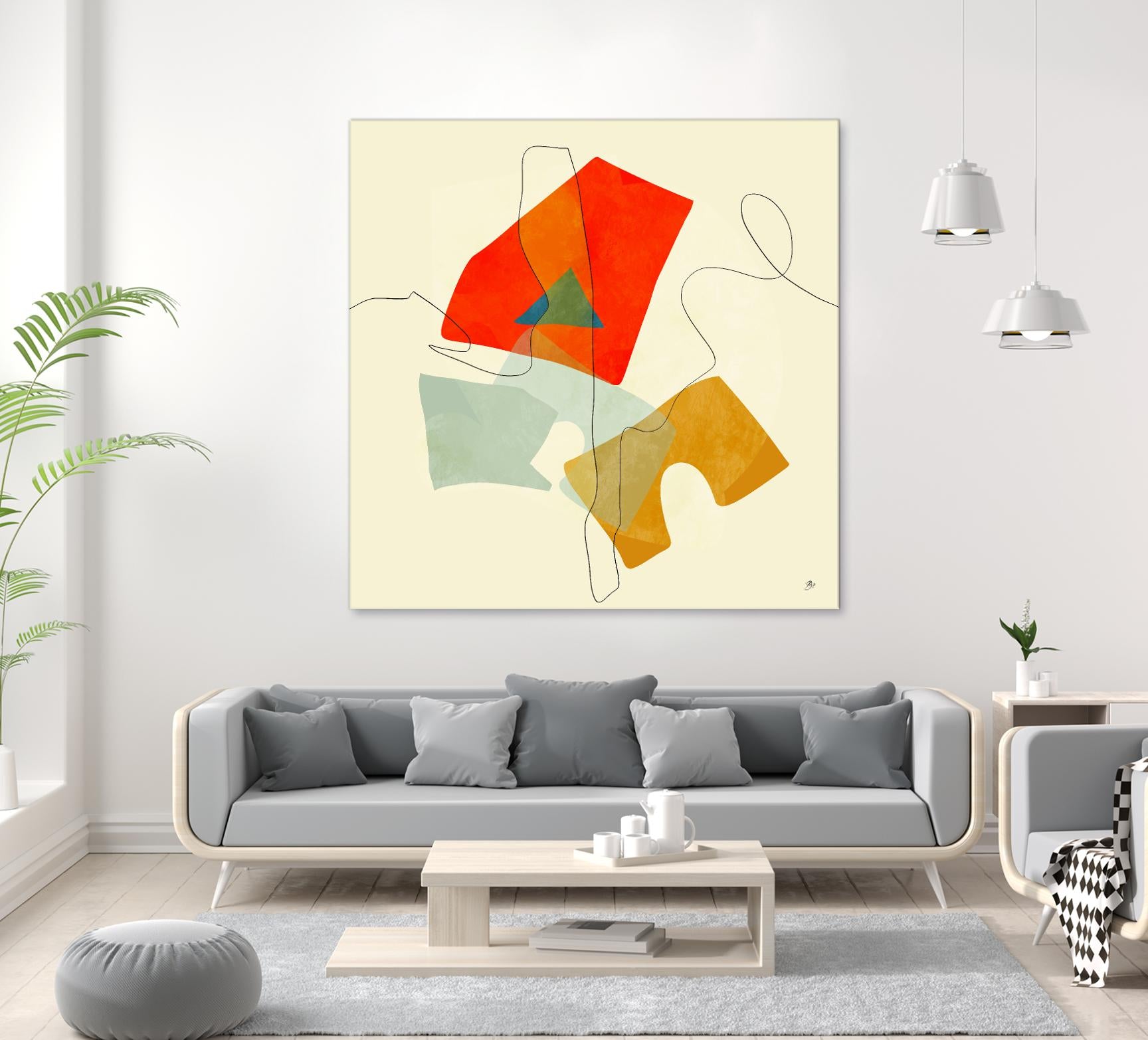 mid century geometric by Ana Rut Bre on GIANT ART