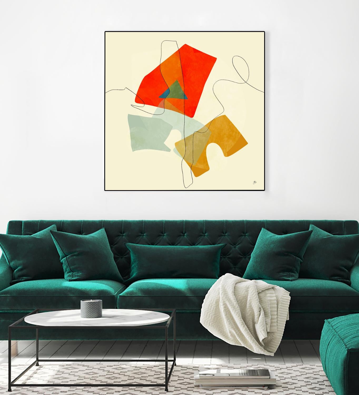 mid century geometric by Ana Rut Bre on GIANT ART