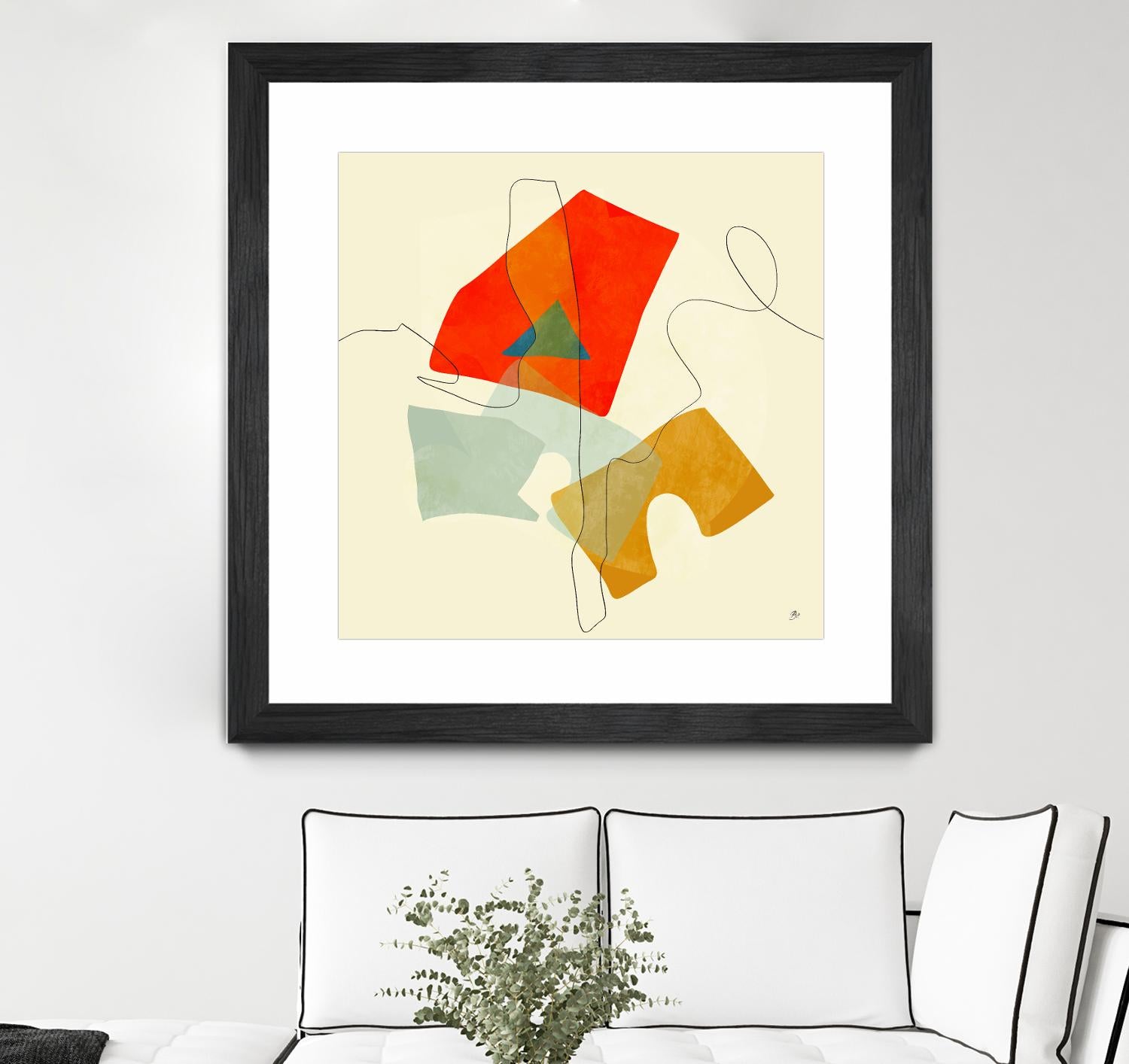 mid century geometric by Ana Rut Bre on GIANT ART