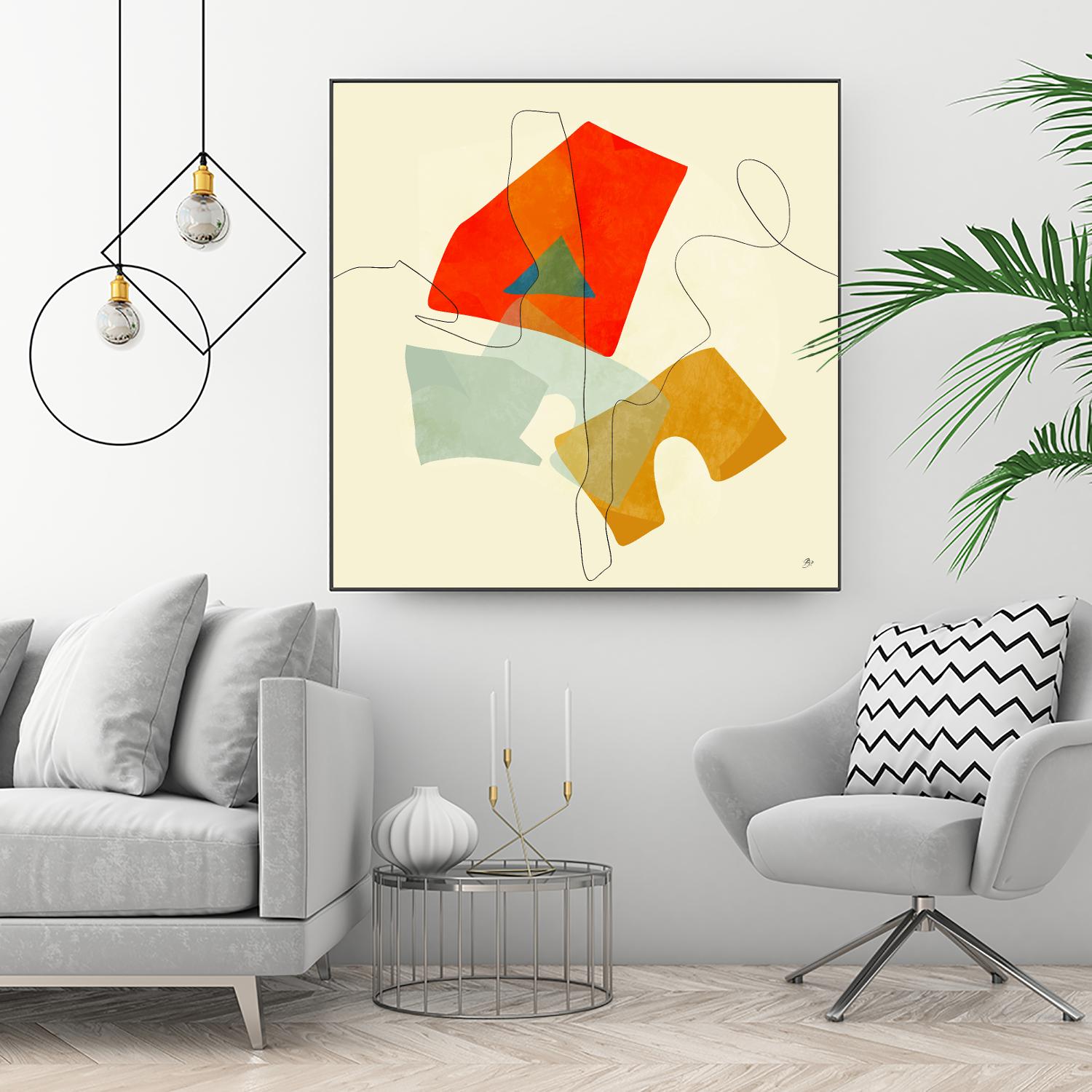 mid century geometric by Ana Rut Bre on GIANT ART