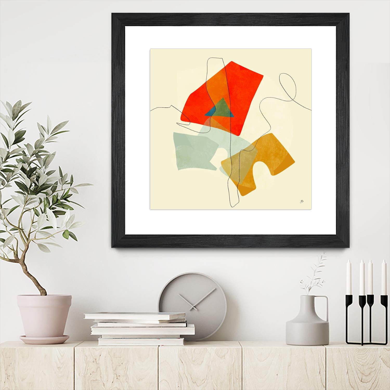 mid century geometric by Ana Rut Bre on GIANT ART