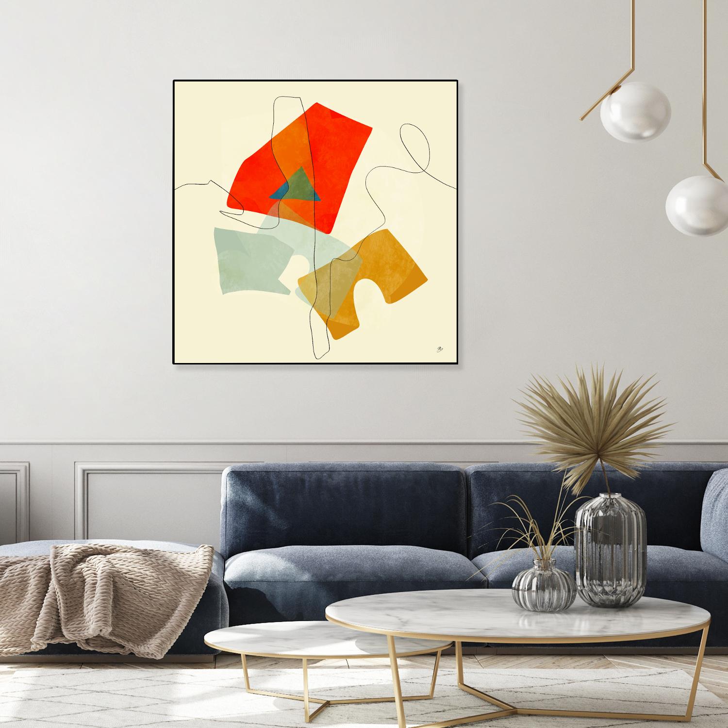 mid century geometric by Ana Rut Bre on GIANT ART