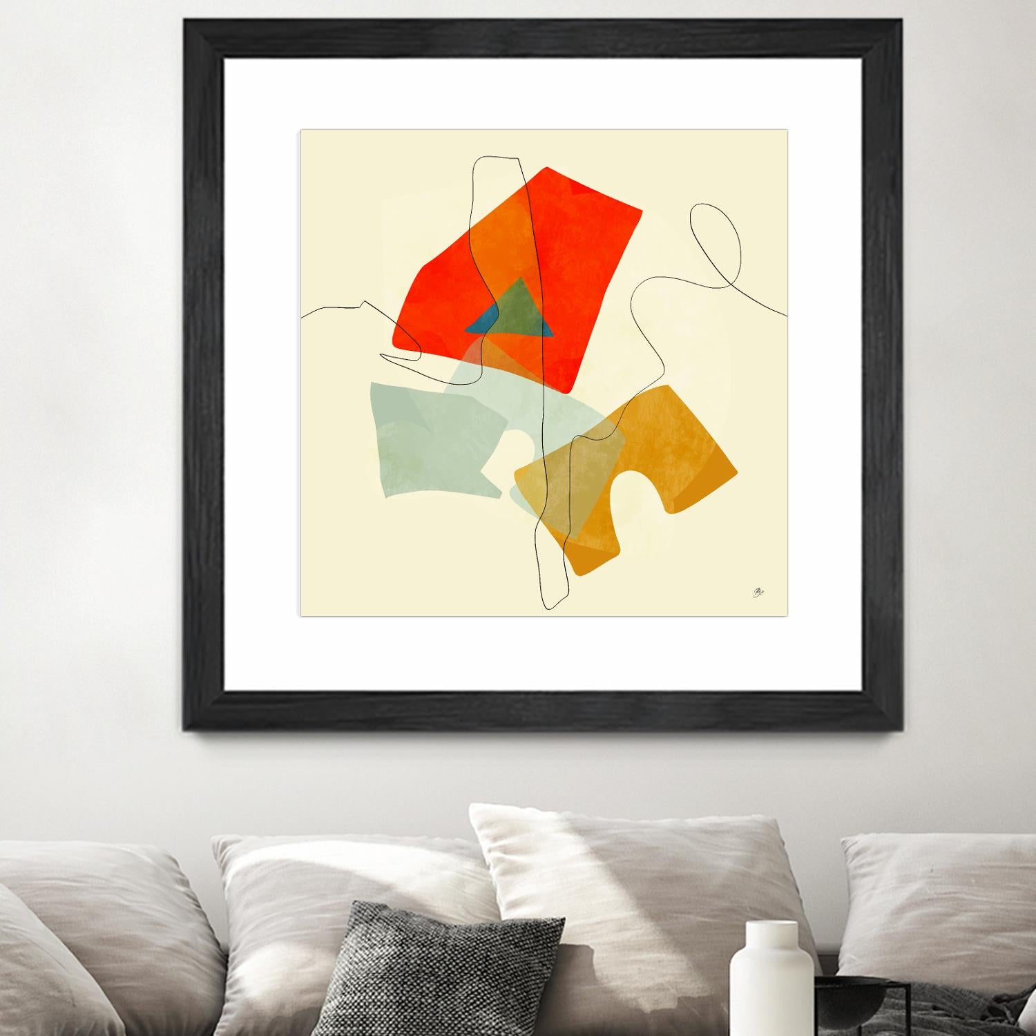 mid century geometric by Ana Rut Bre on GIANT ART