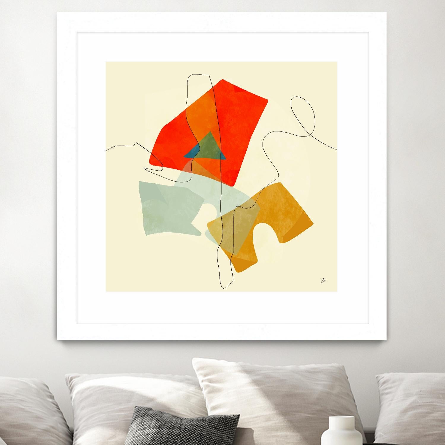 mid century geometric by Ana Rut Bre on GIANT ART