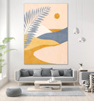 Mid Mod Tropical Summer Landscape by Dominique Vari on GIANT ART