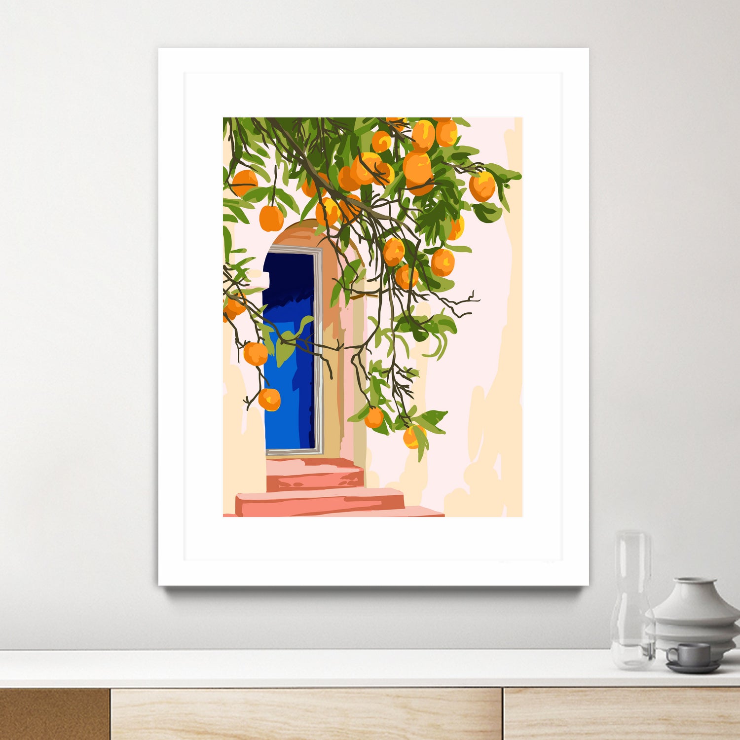 Wherever you go, go with all your heart by 83 Oranges on GIANT ART - orange digital