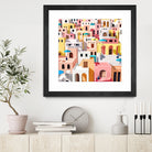 Pastel Cityscape by 83 Oranges on GIANT ART - pink digital greece