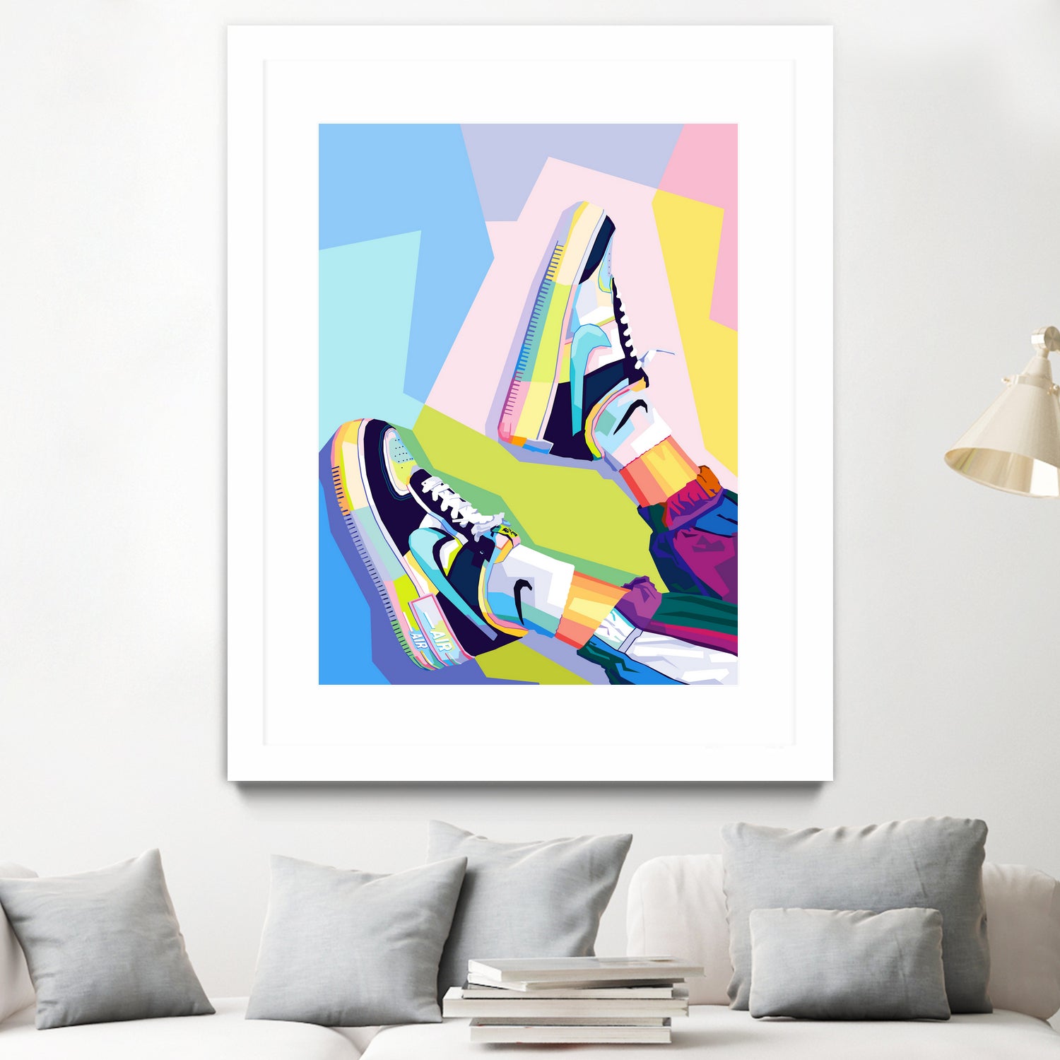 Nike Air Force 1s Pop Art by Noval Purnama on GIANT ART