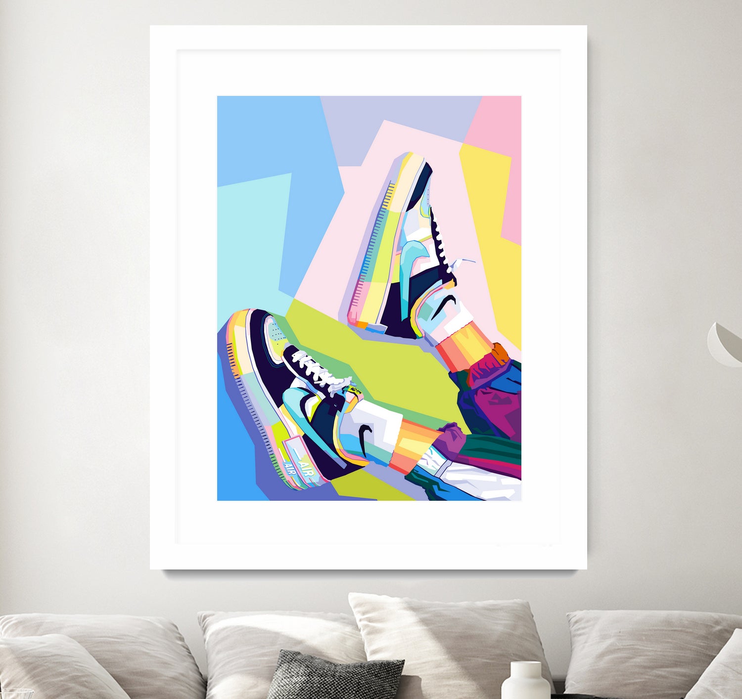 Nike Air Force 1s Pop Art by Noval Purnama on GIANT ART