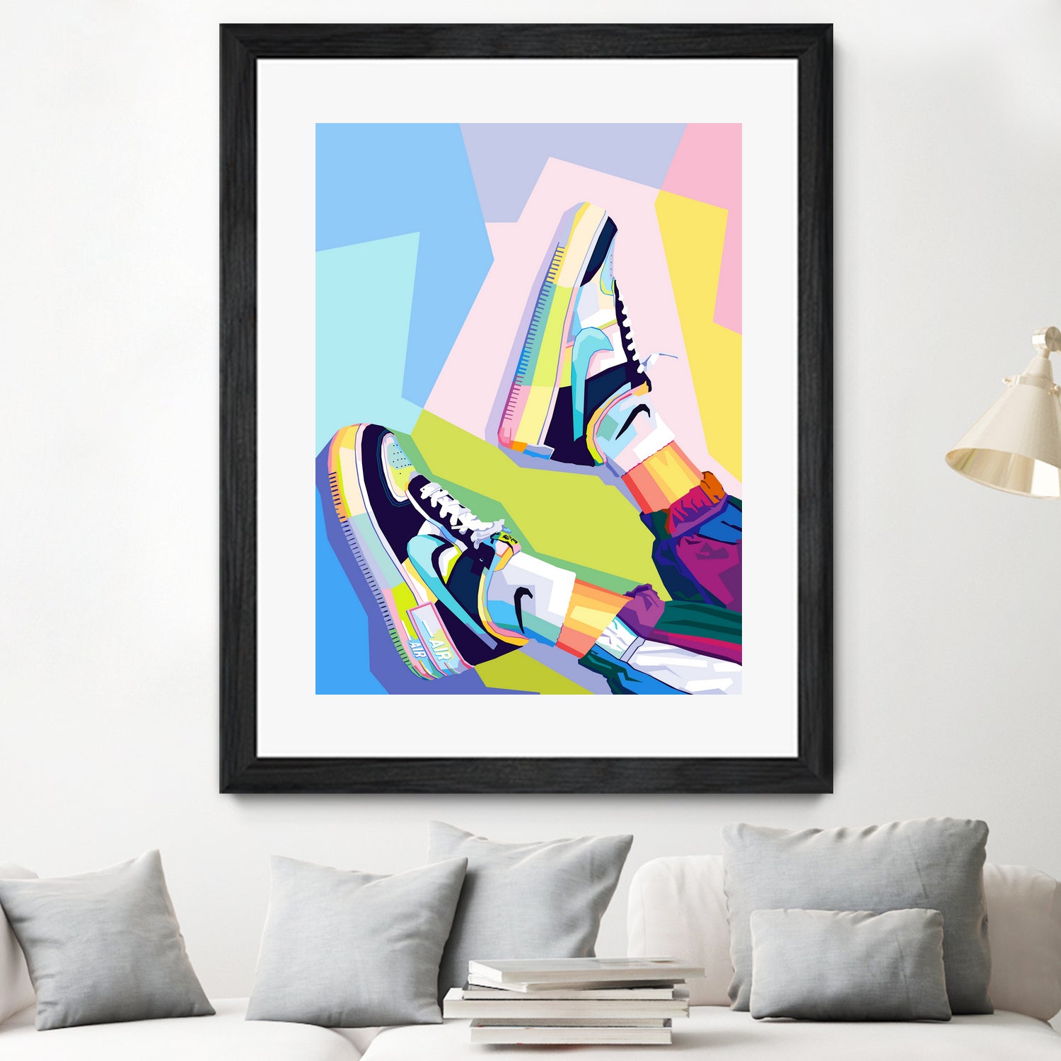 Nike Air Force 1s Pop Art by Noval Purnama on GIANT ART