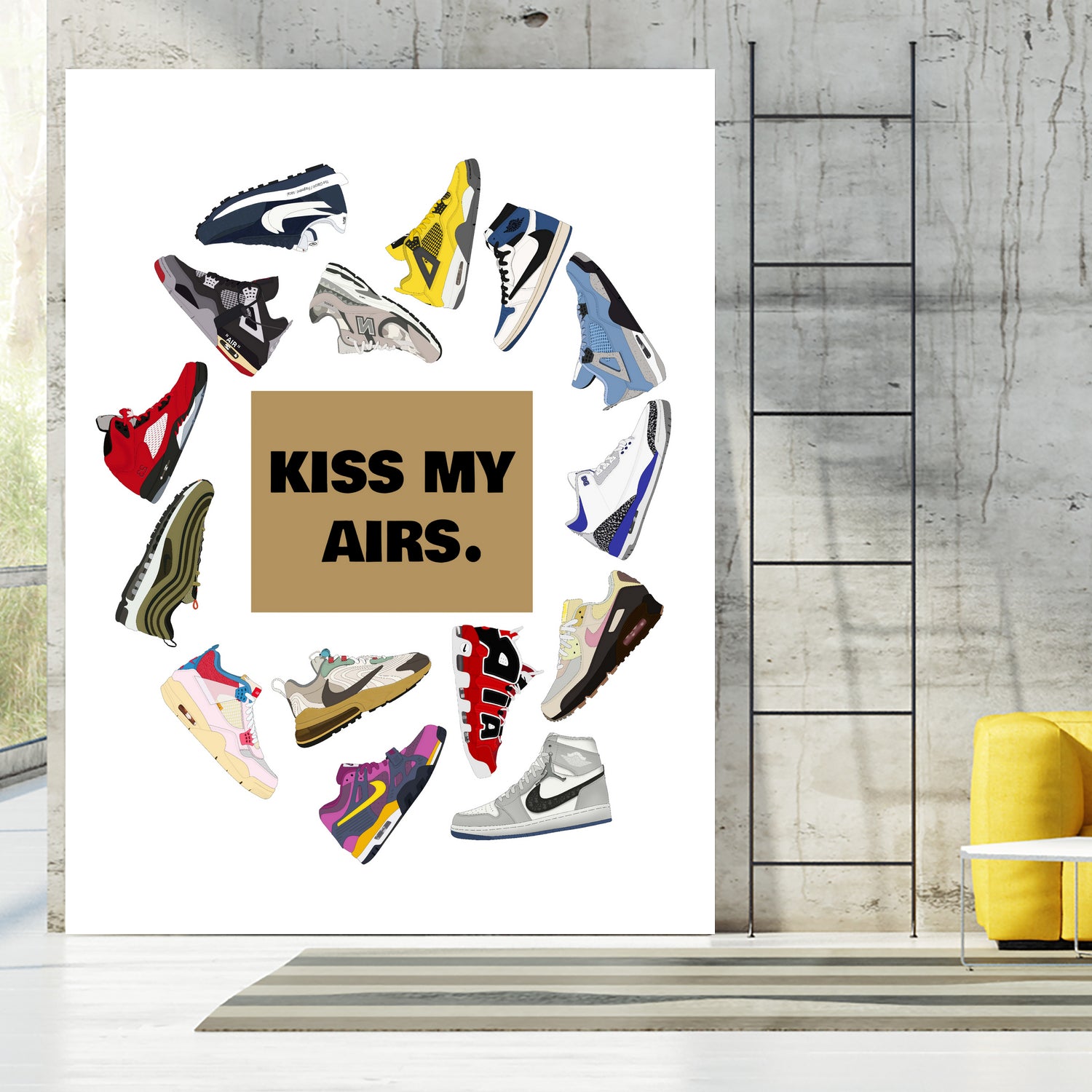 All Jordan - Kiss My Airs by Yanuar Ahmat on GIANT ART