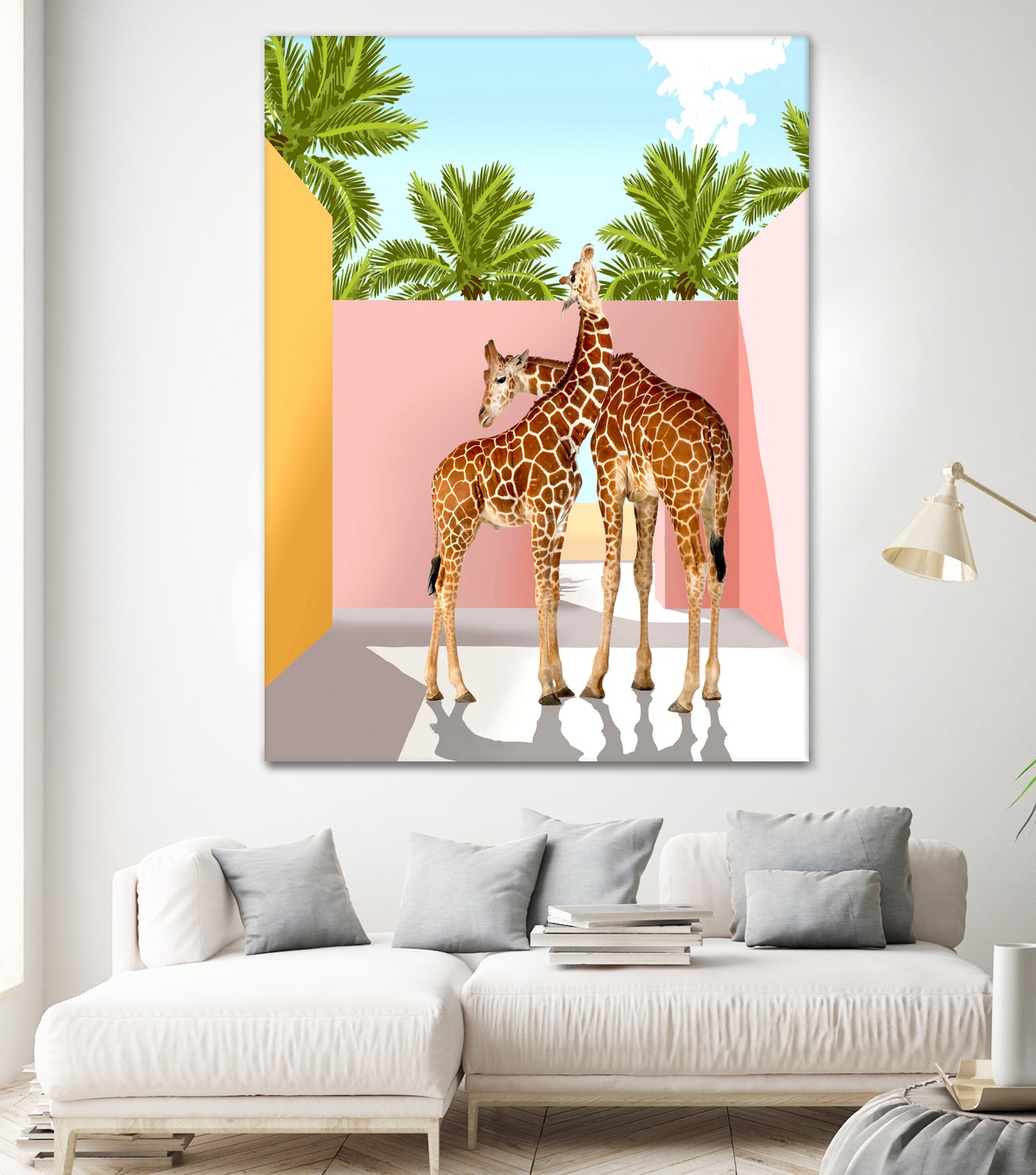 Giraffe Villa by 83 oranges on GIANT ART - multi digital giraffe