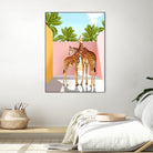 Giraffe Villa by 83 oranges on GIANT ART - multi digital giraffe