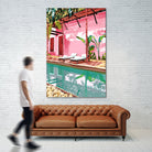 Vacay Villa by 83 oranges on GIANT ART - pink digital pool