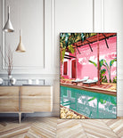 Vacay Villa by 83 oranges on GIANT ART - pink digital pool