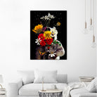 Astronaut with Flowers by Edson Ramos on GIANT ART