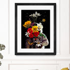 Astronaut with Flowers by Edson Ramos on GIANT ART