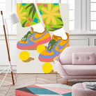 Easy Peasy Lemon Squeezy by 83 oranges on GIANT ART - orange digital rollerskates