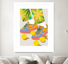 Easy Peasy Lemon Squeezy by 83 oranges on GIANT ART - orange digital rollerskates