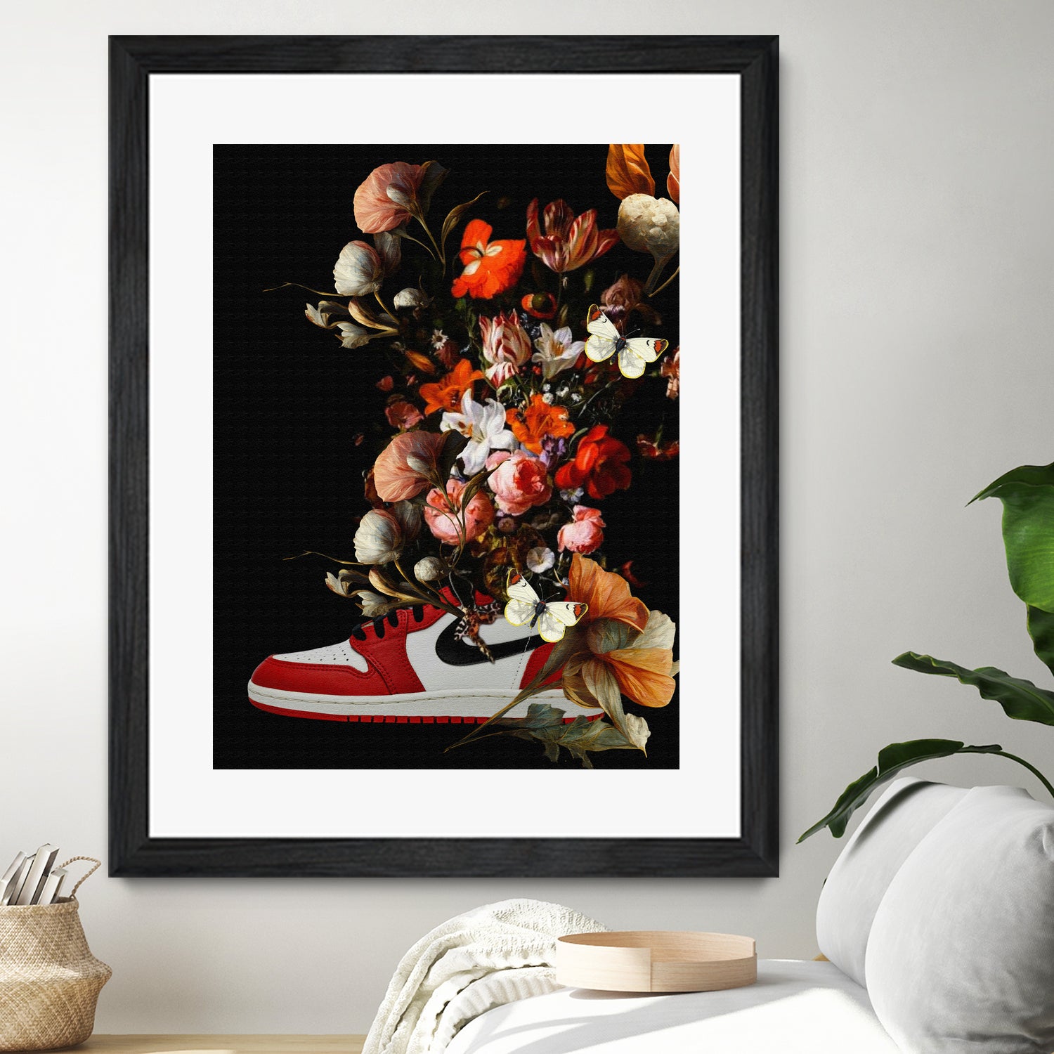 Air Jordan Flowers by Edson Ramos on GIANT ART