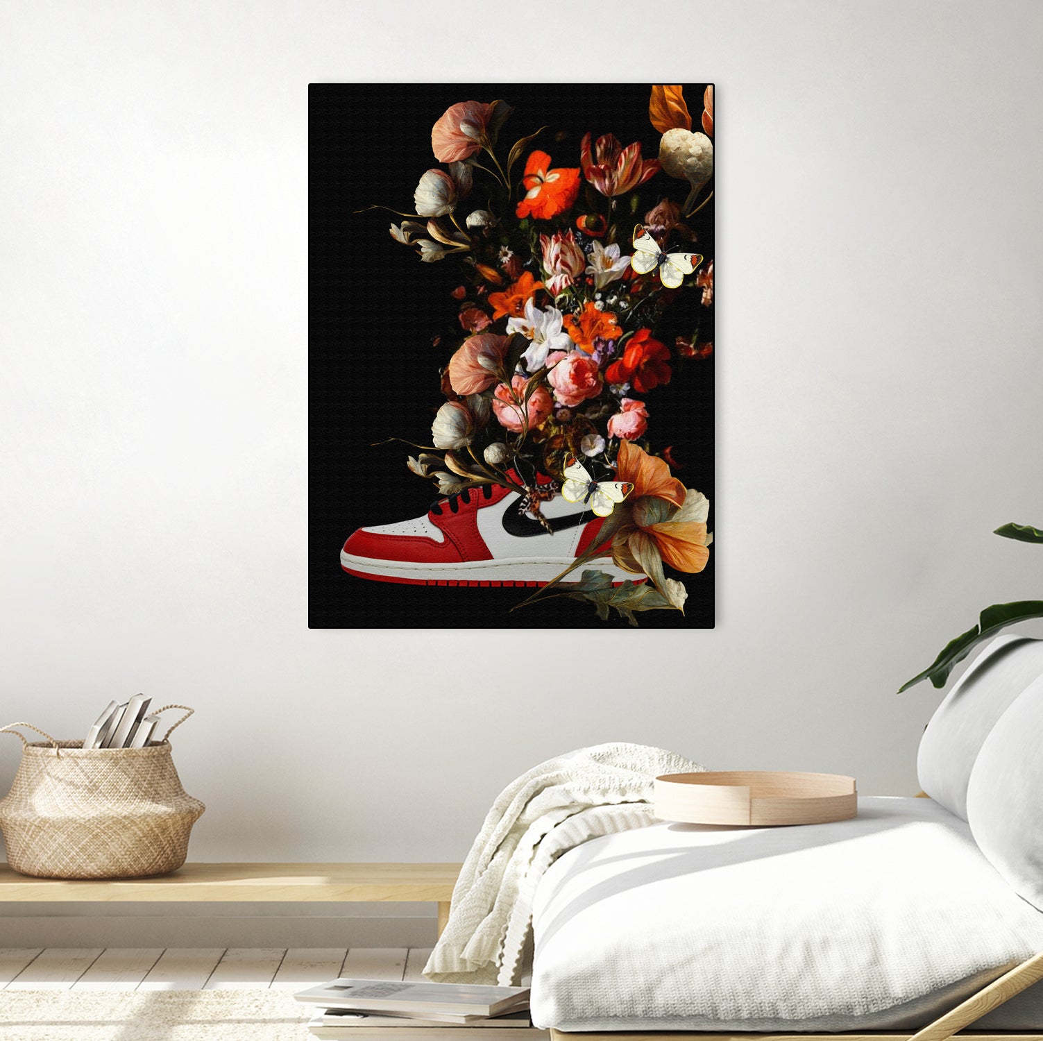 Air Jordan Flowers by Edson Ramos on GIANT ART