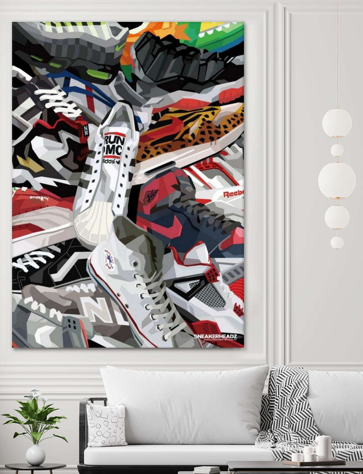 Air Jordan Shoe Pile (Run DMC) by AJS on GIANT ART