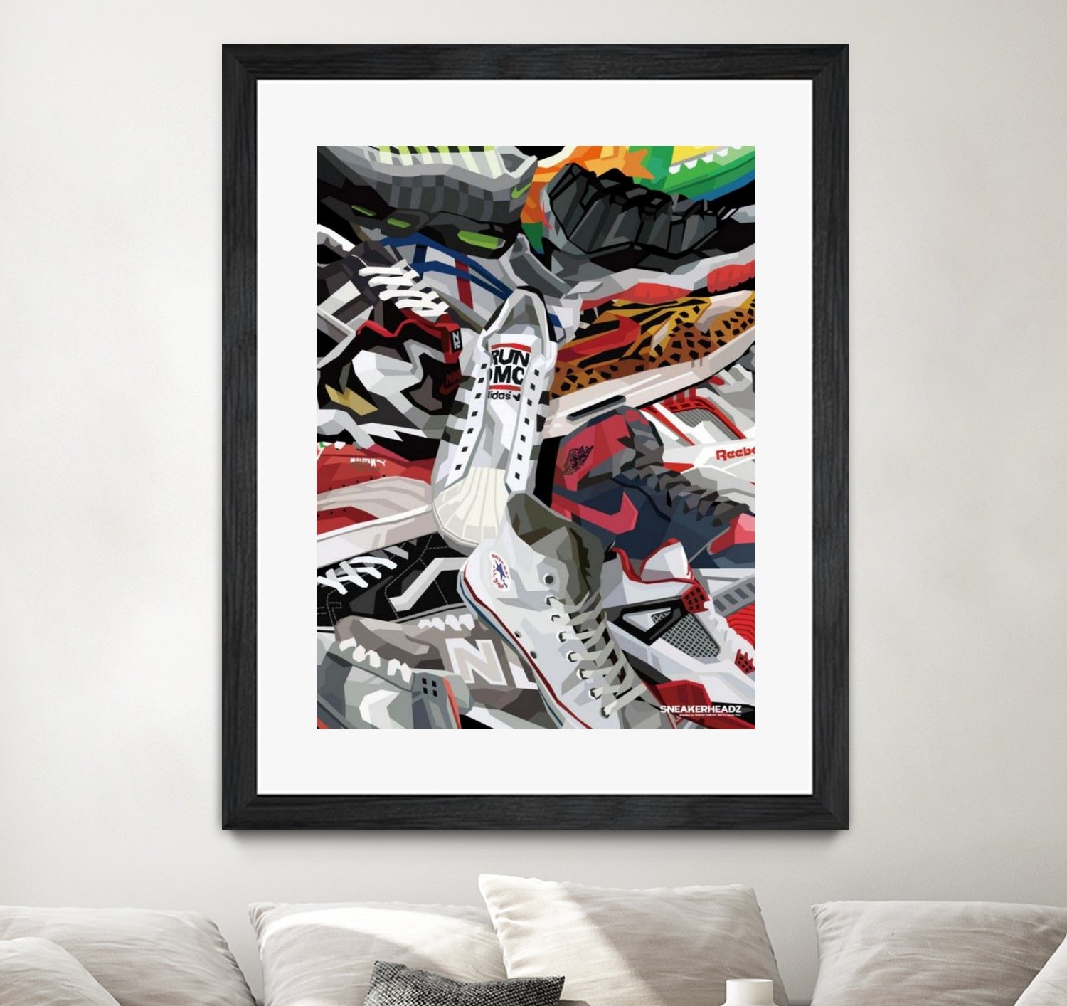 Air Jordan Shoe Pile (Run DMC) by AJS on GIANT ART