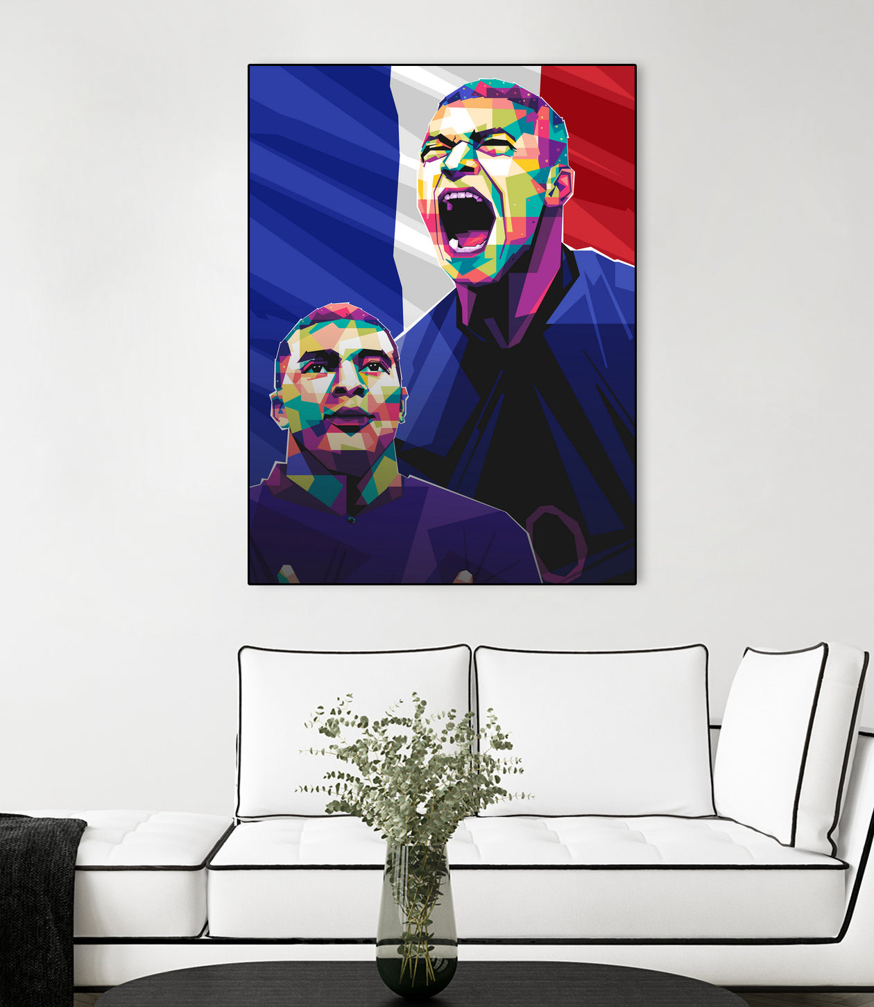 Kylian Mbappe pop art by Asran Vector on GIANT ART