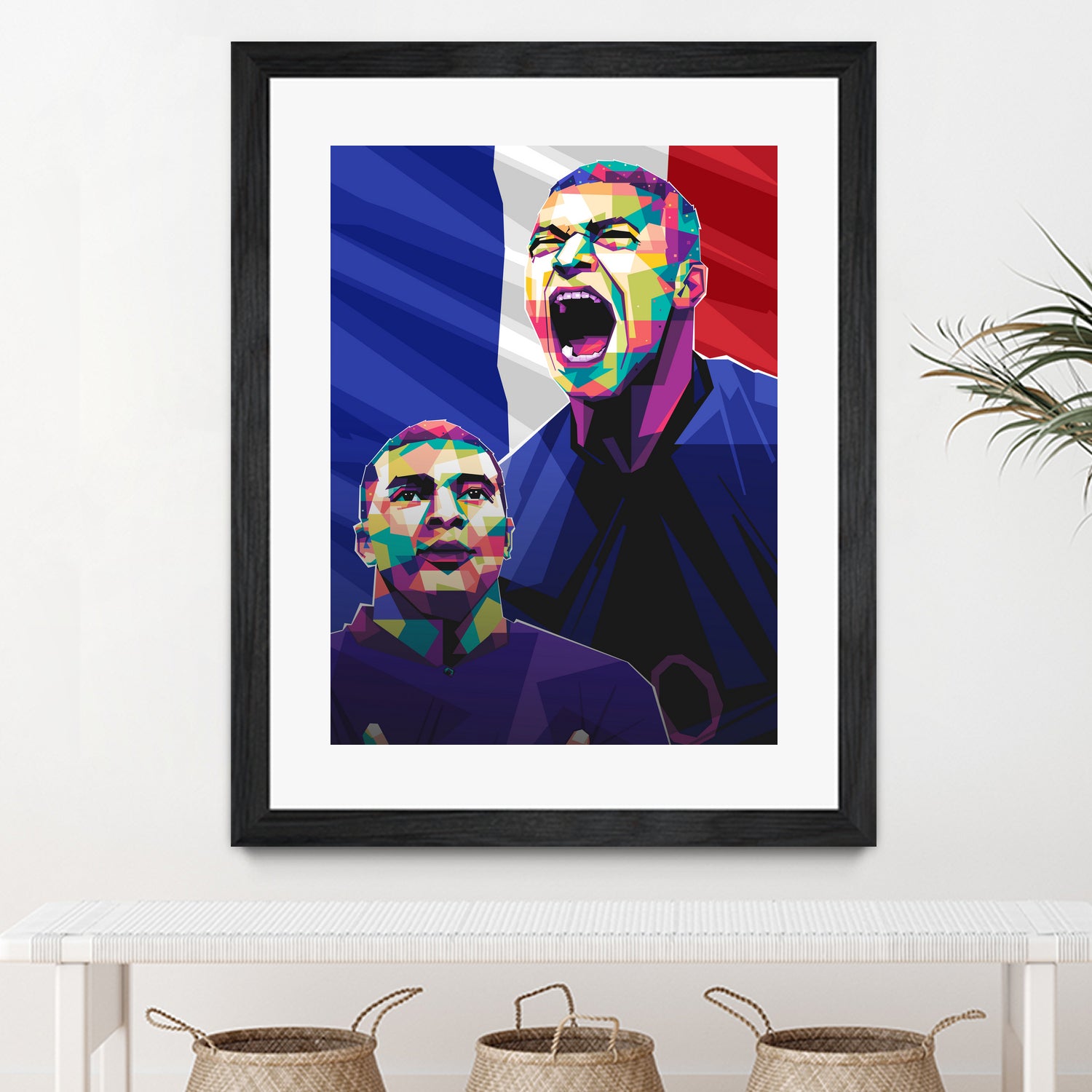 Kylian Mbappe pop art by Asran Vector on GIANT ART