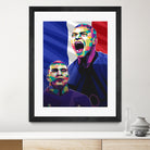 Kylian Mbappe pop art by Asran Vector on GIANT ART