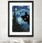 Starry Night Cat by Edson Ramos on GIANT ART