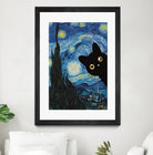 Starry Night Cat by Edson Ramos on GIANT ART