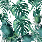 Tropical Summer Leaves Jungle Pattern #1 #tropical #decor by Anita & Bella Jantz on GIANT ART - green photo illustration