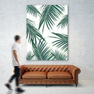 Green Palm Leaves Dream #2 #tropical #decor #art by Anita & Bella Jantz on GIANT ART - green photo illustration