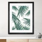 Green Palm Leaves Dream #2 #tropical #decor #art by Anita & Bella Jantz on GIANT ART - green photo illustration