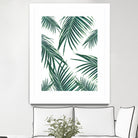 Green Palm Leaves Dream #2 #tropical #decor #art by Anita & Bella Jantz on GIANT ART - green photo illustration