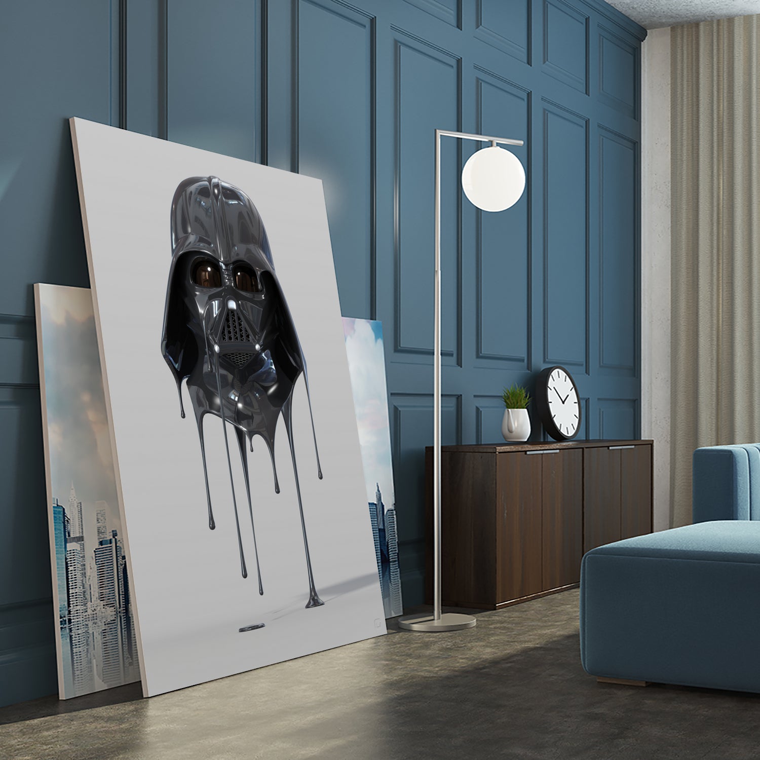 Darth Vader Melting by Urbano Rodriguez on GIANT ART - black 3d art