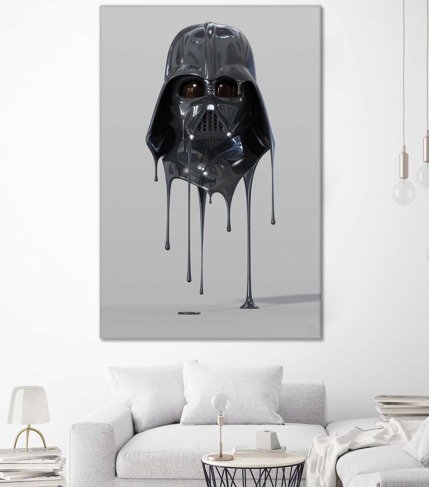 Darth Vader Melting by Urbano Rodriguez on GIANT ART - black 3d art