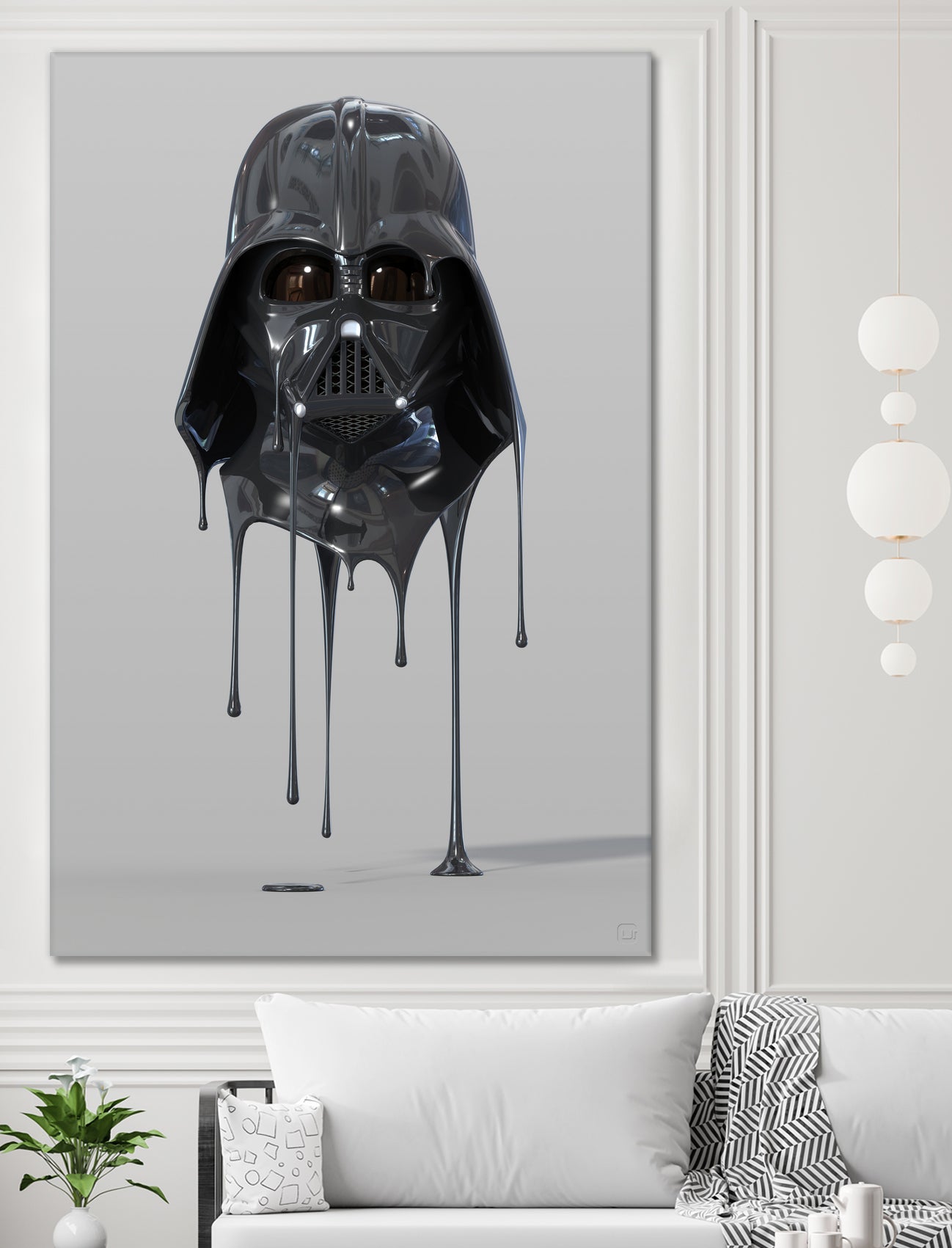 Darth Vader Melting by Urbano Rodriguez on GIANT ART - black 3d art