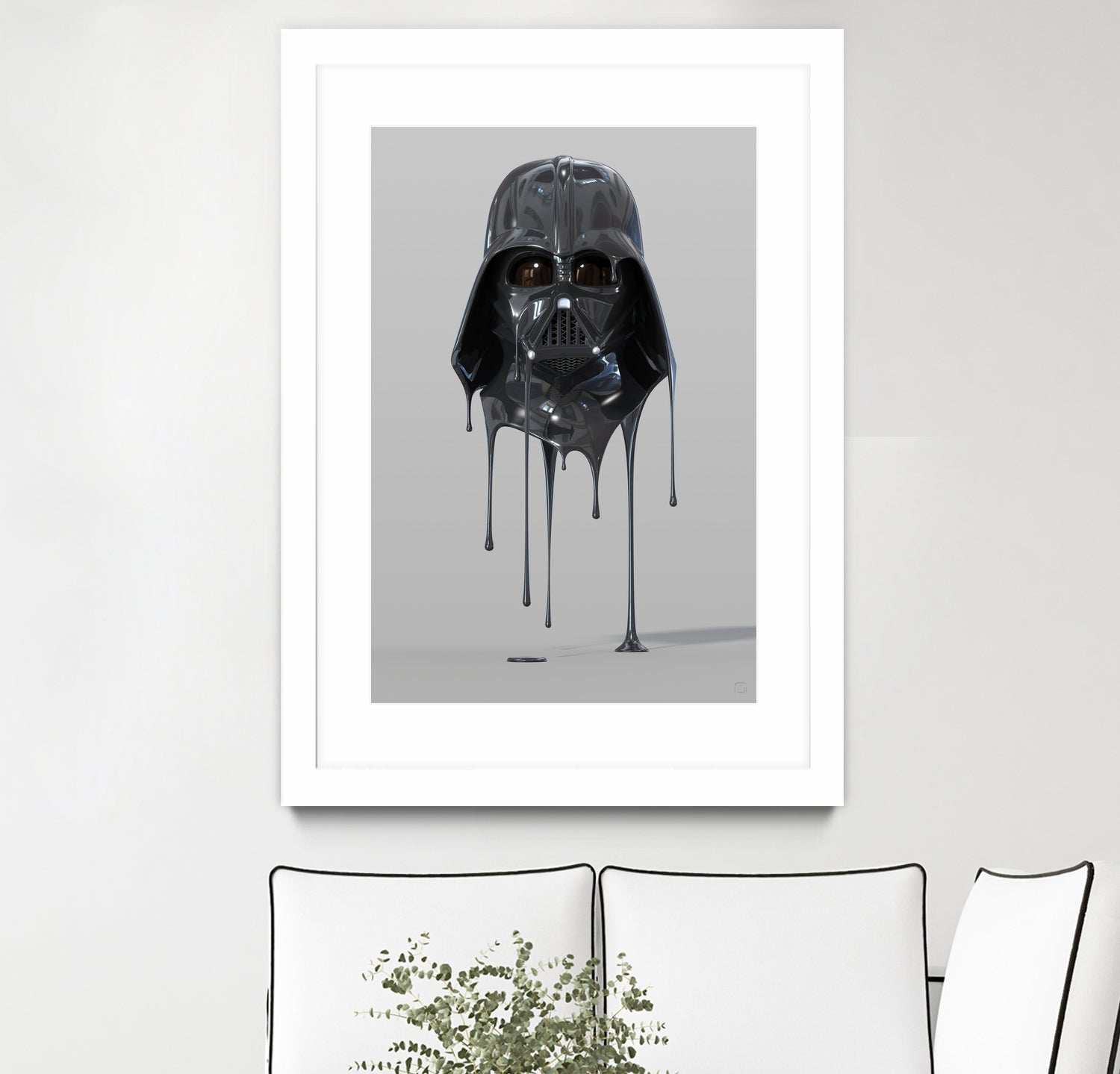 Darth Vader Melting by Urbano Rodriguez on GIANT ART - black 3d art