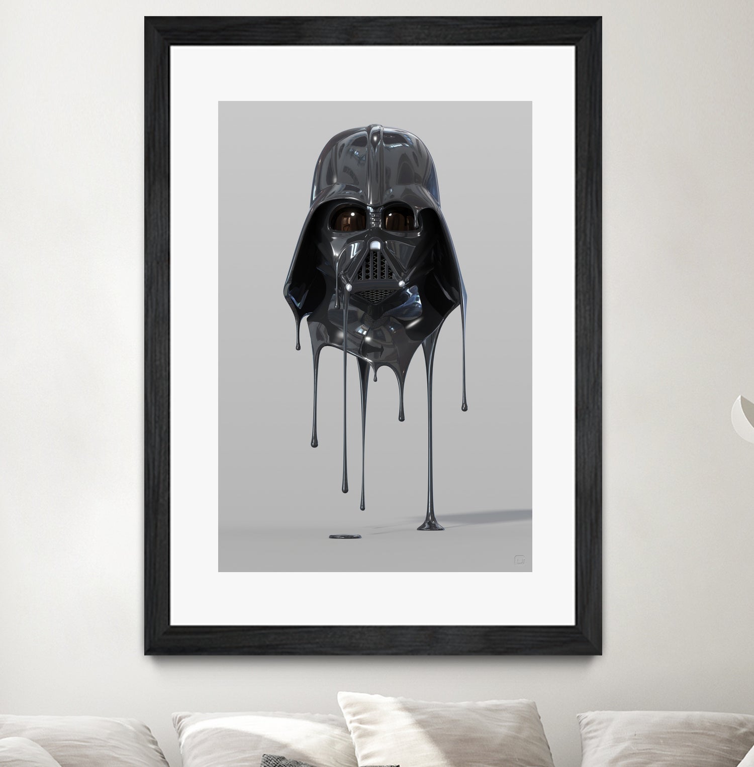 Darth Vader Melting by Urbano Rodriguez on GIANT ART - black 3d art