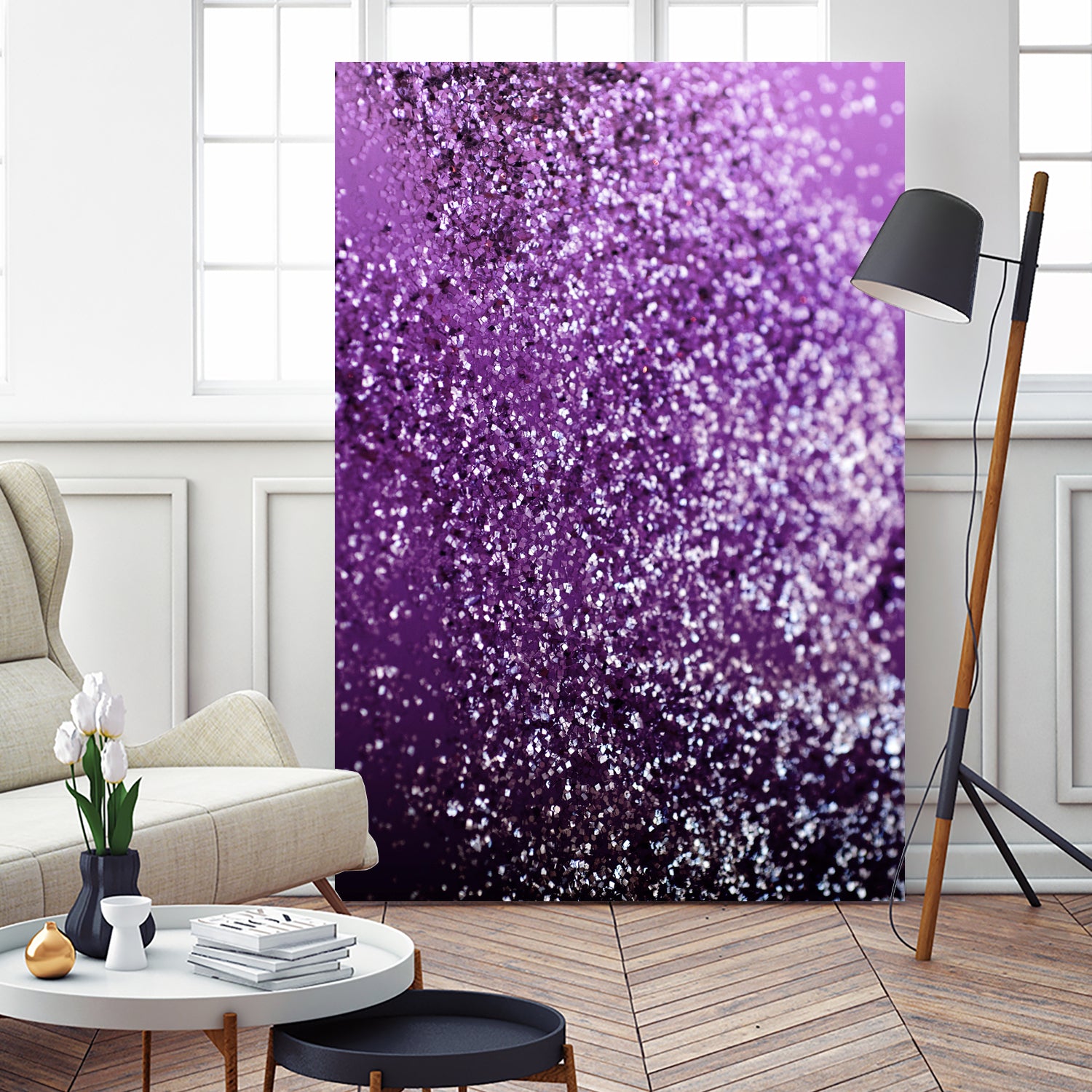 Purple Glitter #1 #decor #art by Anita & Bella Jantz on GIANT ART - fuchsia photo manipulation