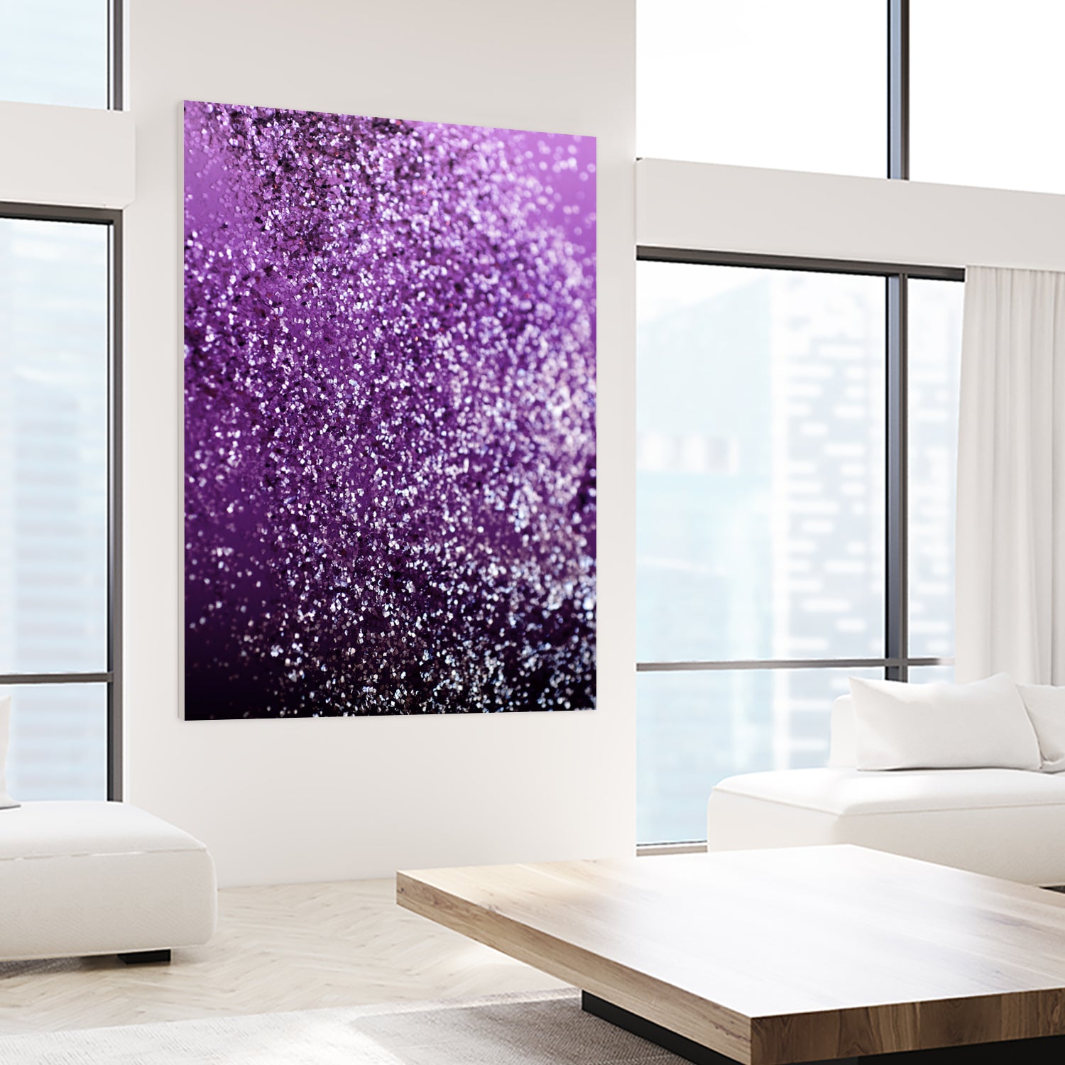 Purple Glitter #1 #decor #art by Anita & Bella Jantz on GIANT ART - fuchsia photo manipulation