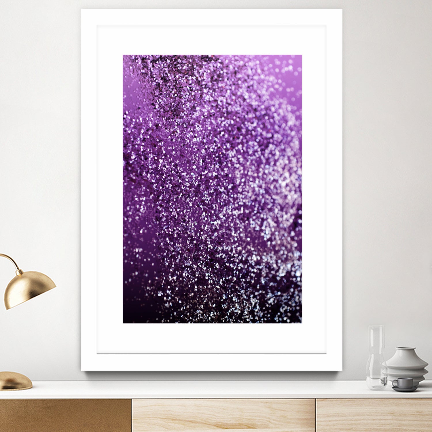 Purple Glitter #1 #decor #art by Anita & Bella Jantz on GIANT ART - fuchsia photo manipulation