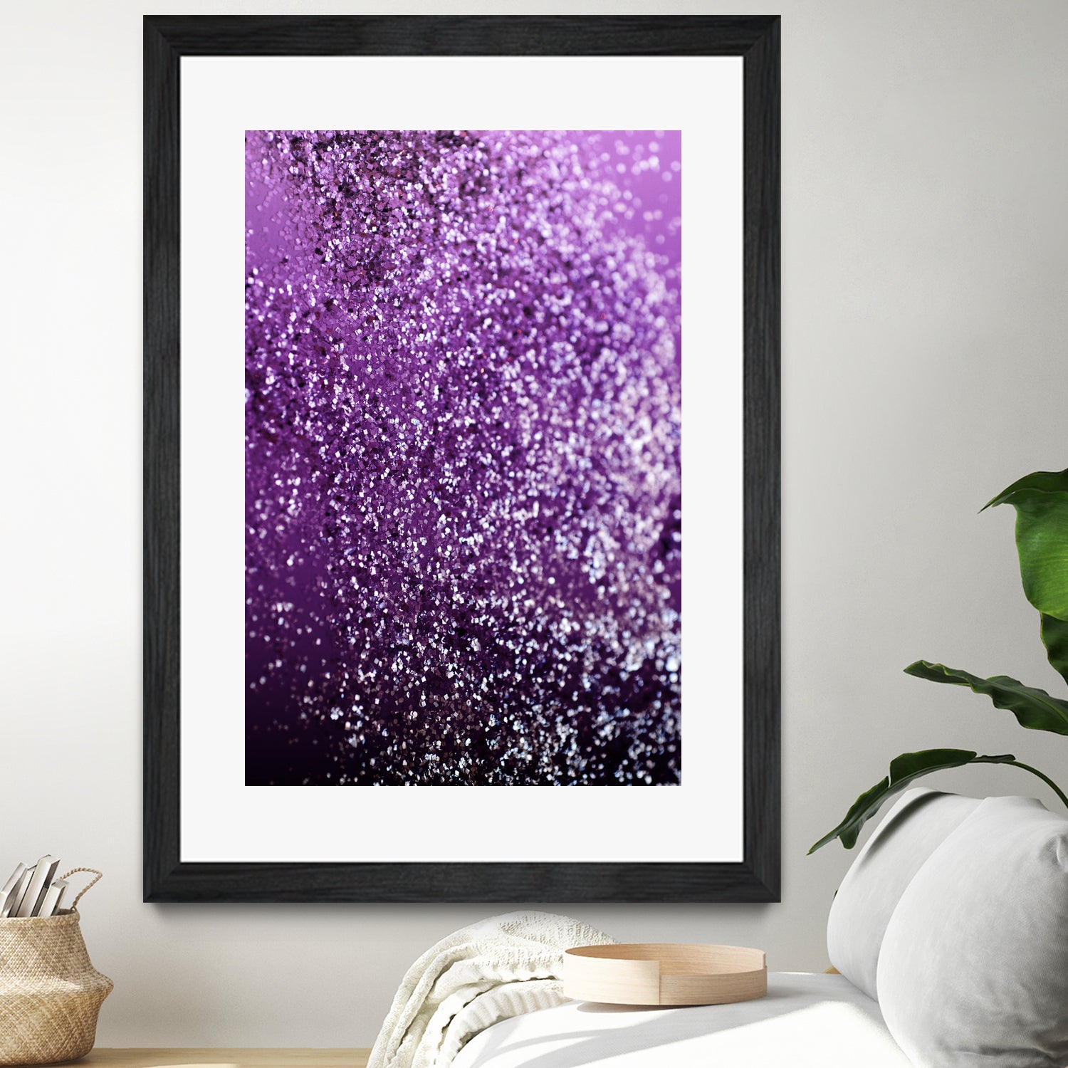 Purple Glitter #1 #decor #art by Anita & Bella Jantz on GIANT ART - fuchsia photo manipulation