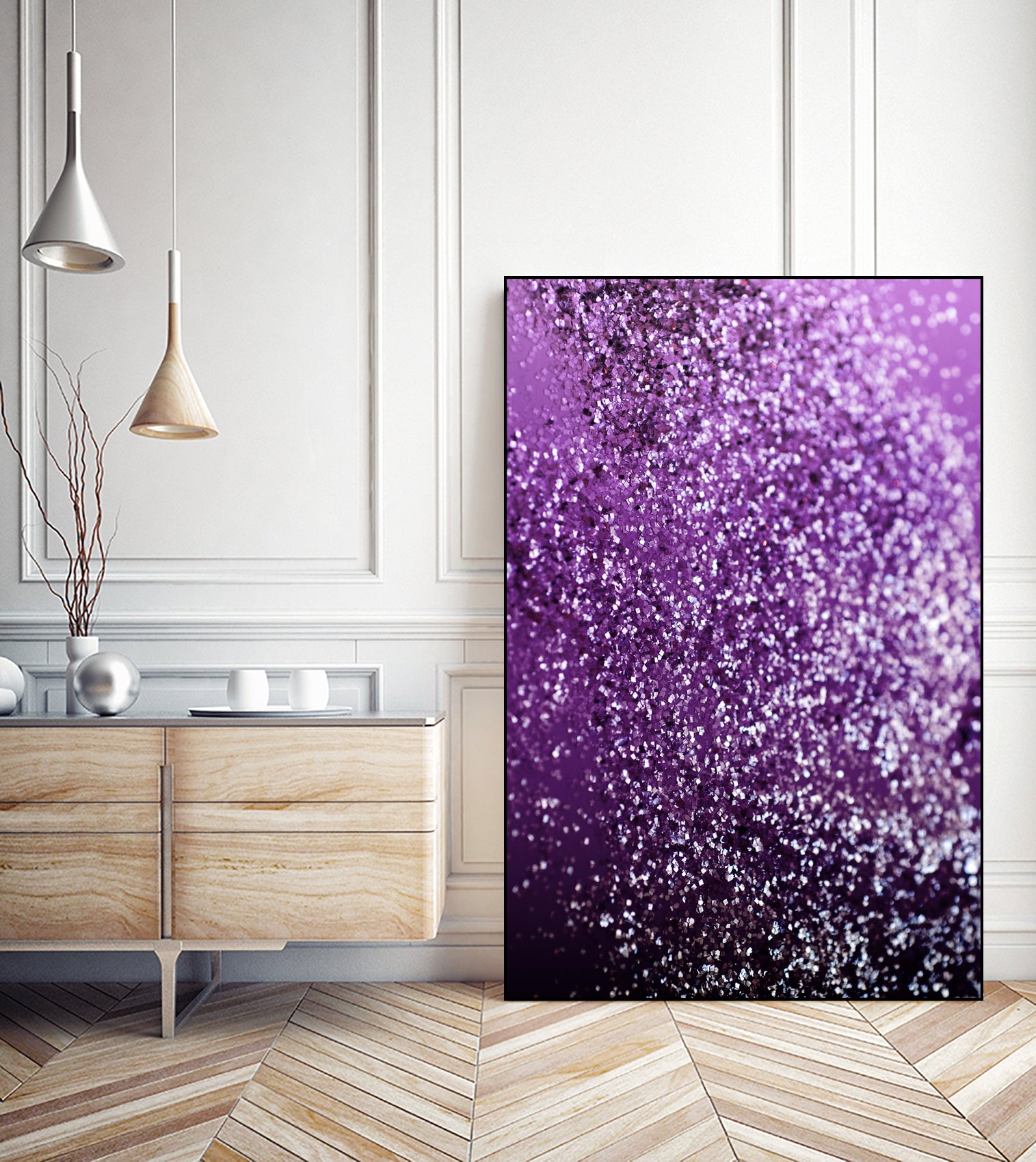 Purple Glitter #1 #decor #art by Anita & Bella Jantz on GIANT ART - fuchsia photo manipulation