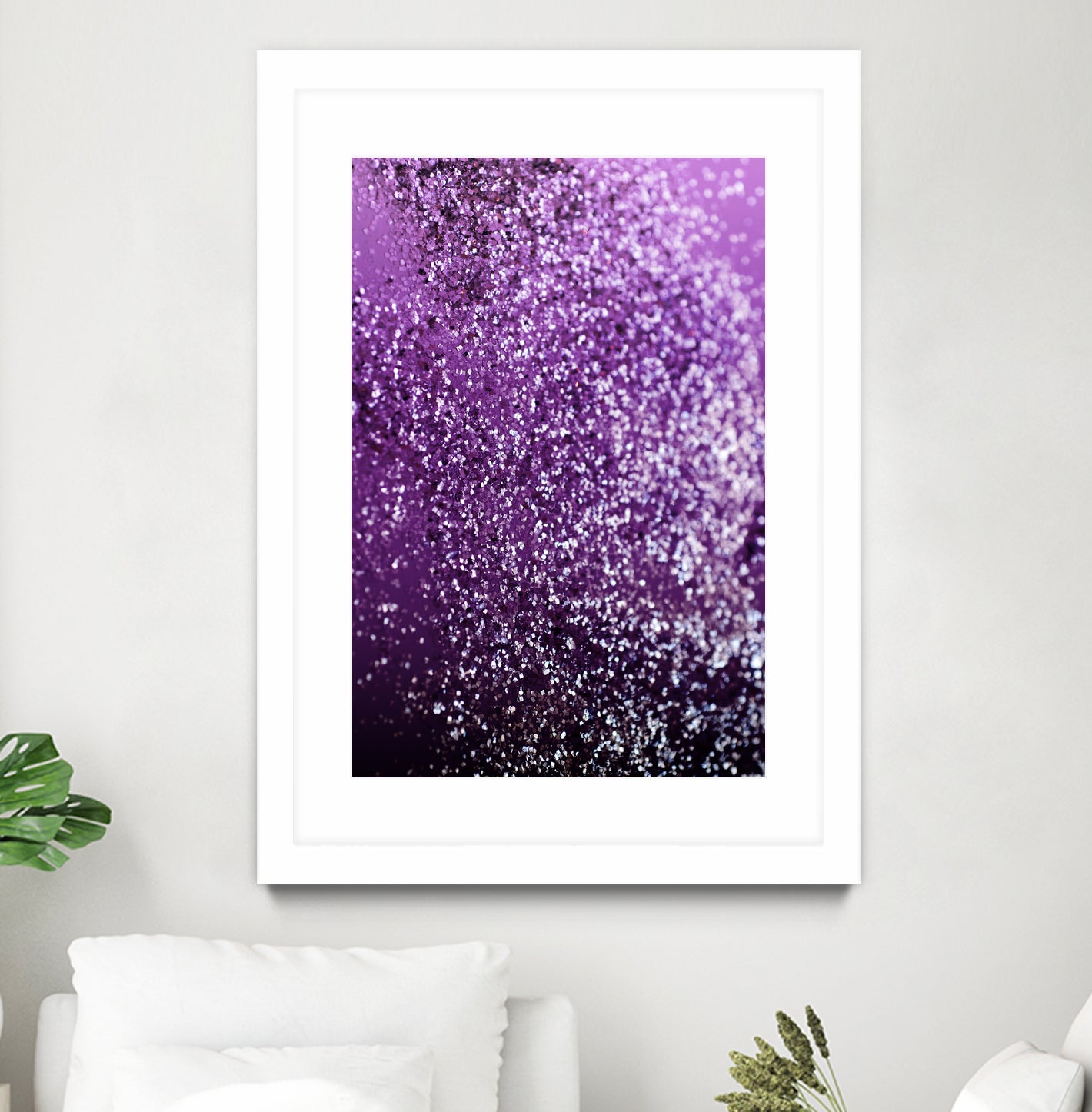 Purple Glitter #1 #decor #art by Anita & Bella Jantz on GIANT ART - fuchsia photo manipulation