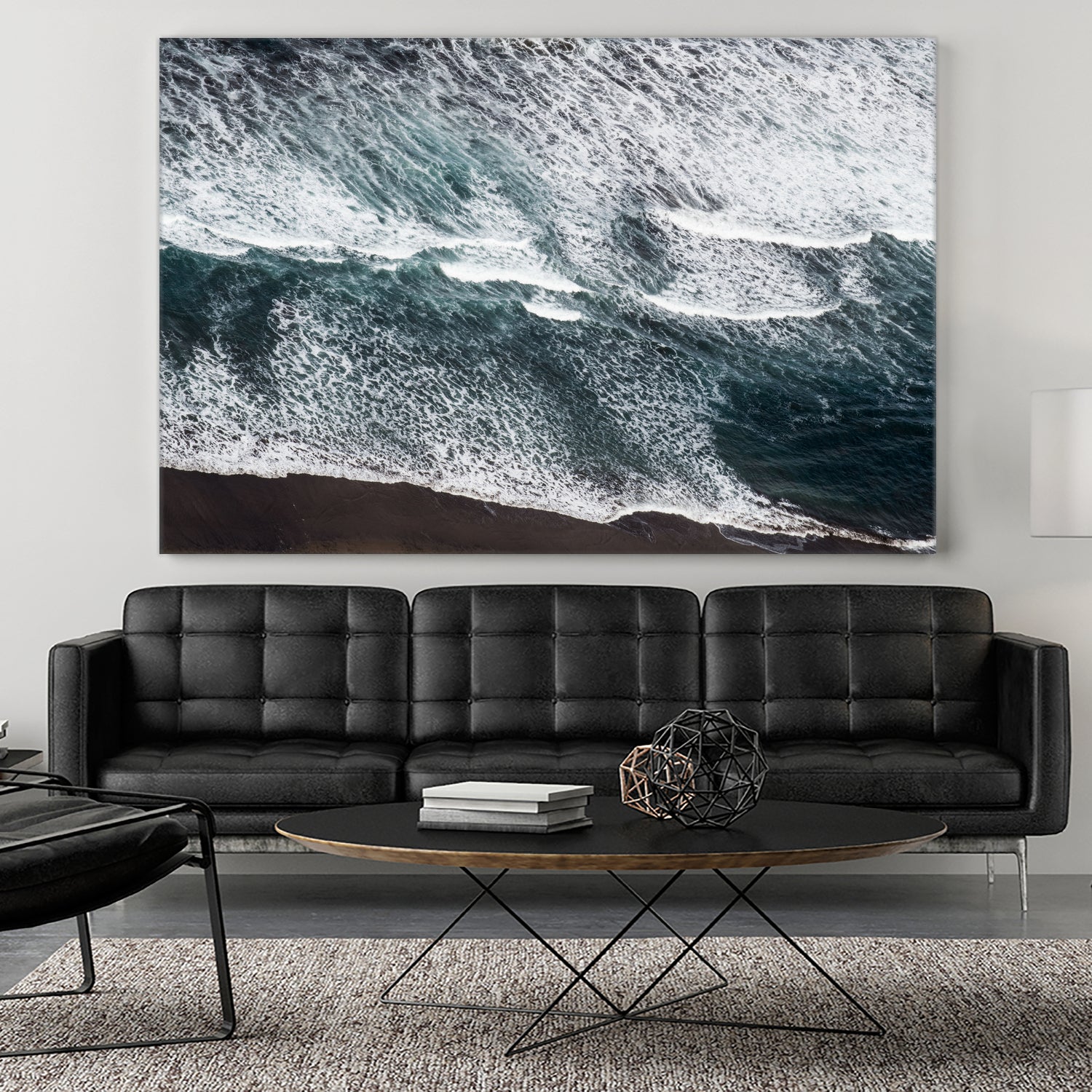 Atlantic Ocean Aerial 1 by Anitas Bellas Art on GIANT ART - coastal