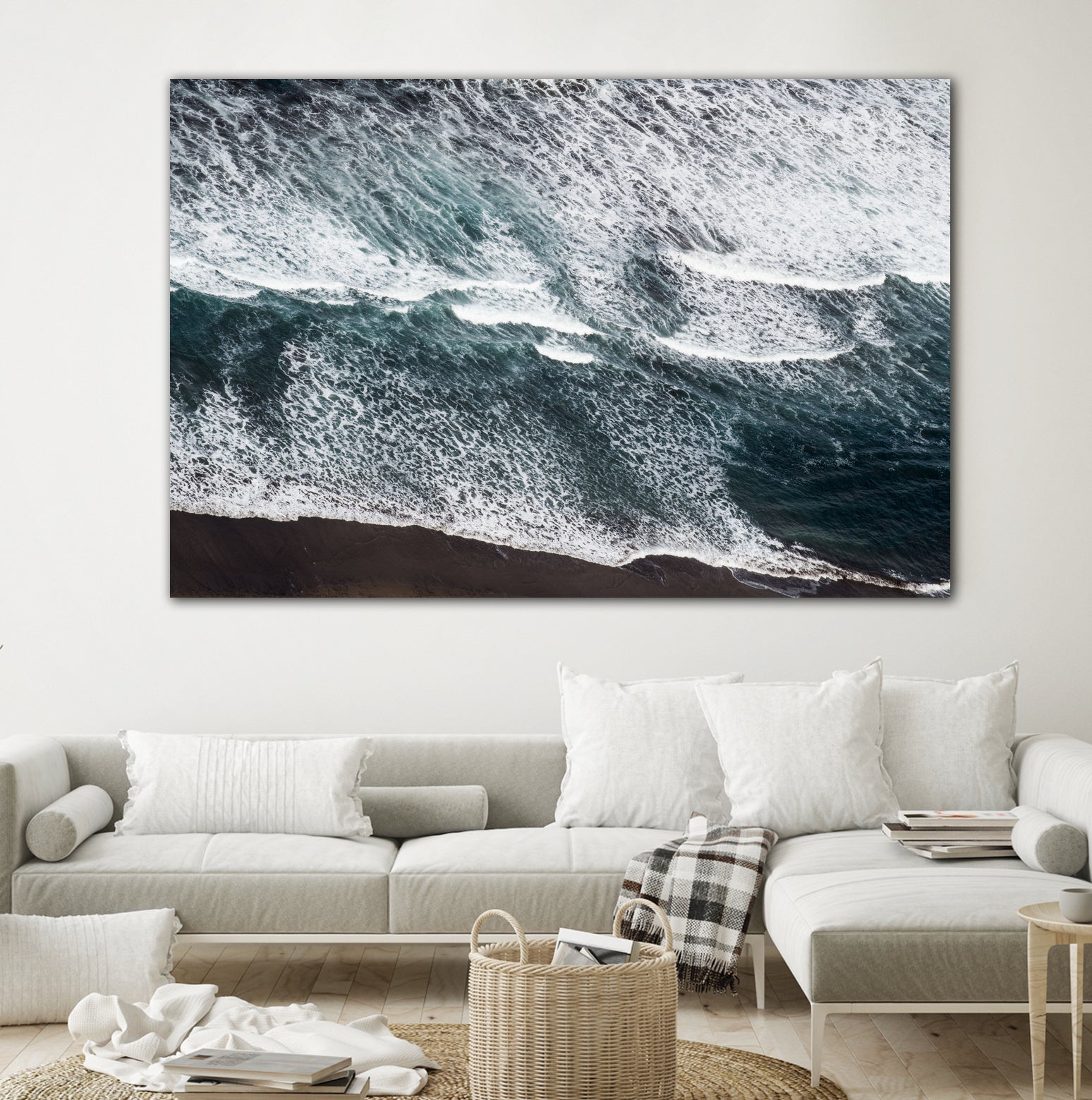 Atlantic Ocean Aerial 1 by Anitas Bellas Art on GIANT ART - coastal