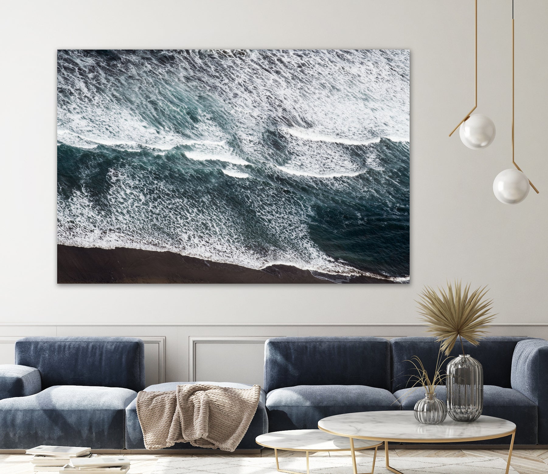 Atlantic Ocean Aerial 1 by Anitas Bellas Art on GIANT ART - coastal